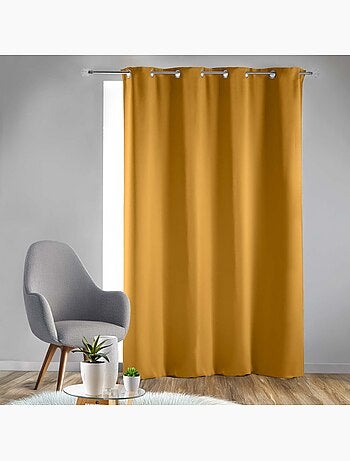 Tenda oscurante semplice con occhielli