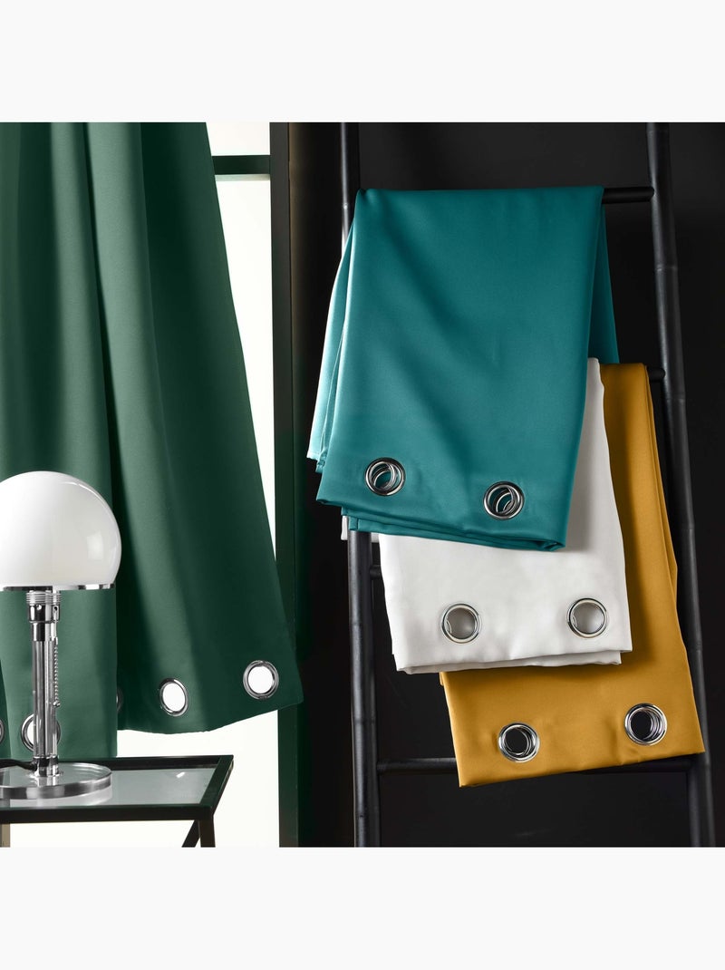 Tenda oscurante semplice con occhielli Giallo scuro - Kiabi