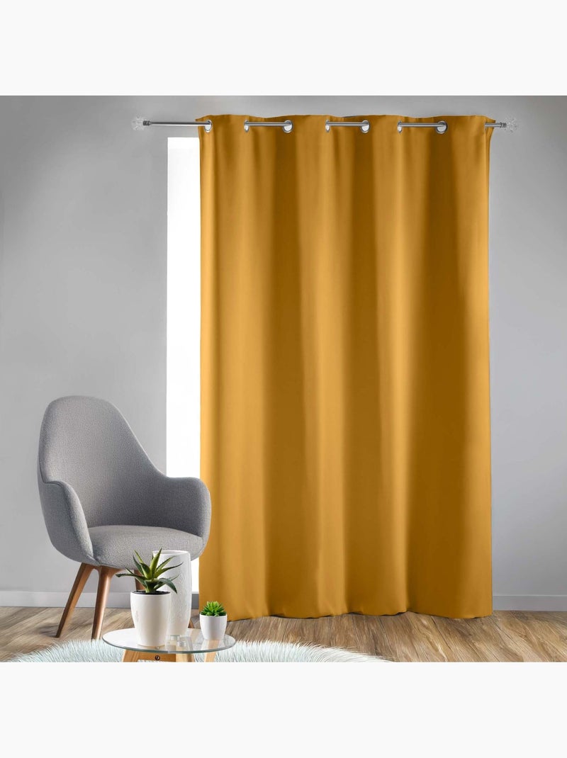 Tenda oscurante semplice con occhielli Giallo scuro - Kiabi