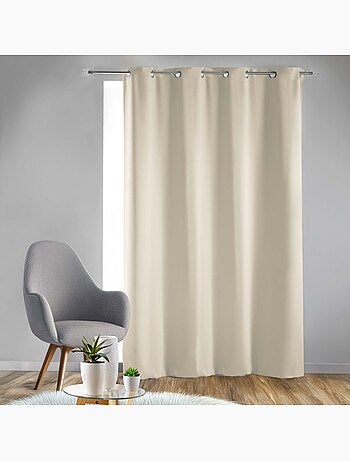 Tenda oscurante semplice con occhielli