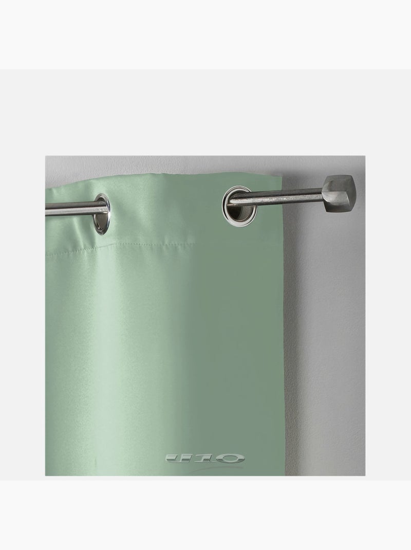 Tenda oscurante semplice con occhielli Verde oliva - Kiabi