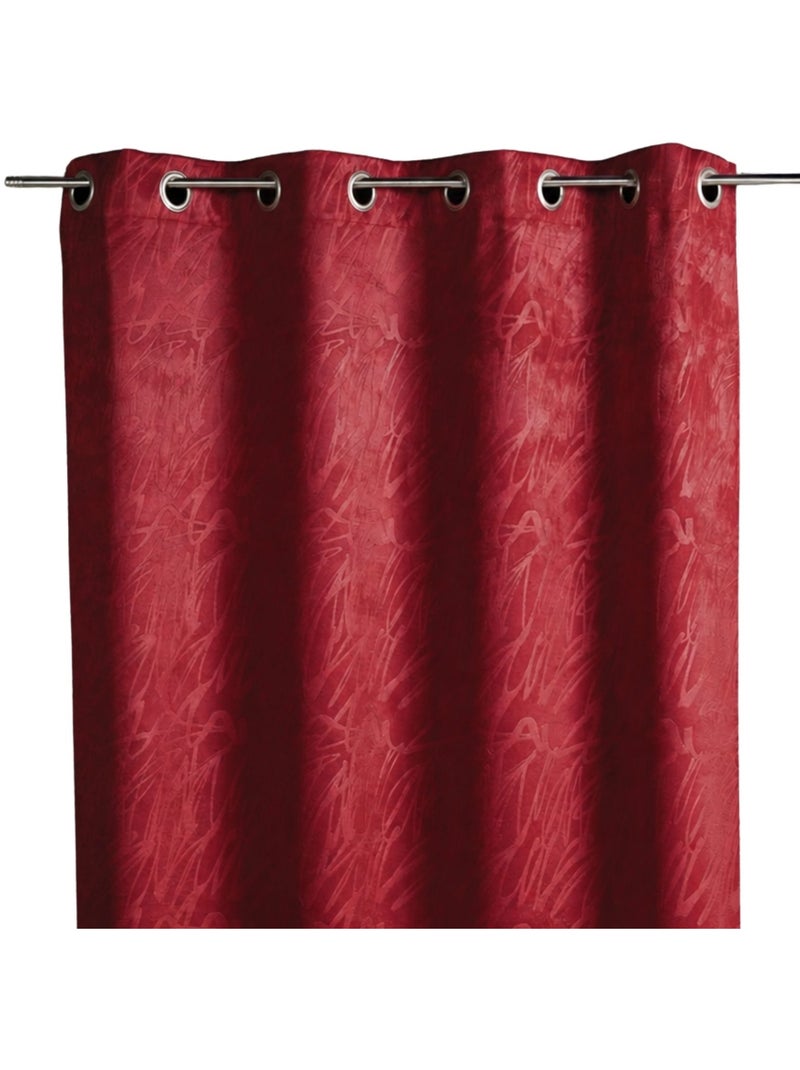 Tenda oscurante stampata e pronta per l'installazione Rosso - Kiabi