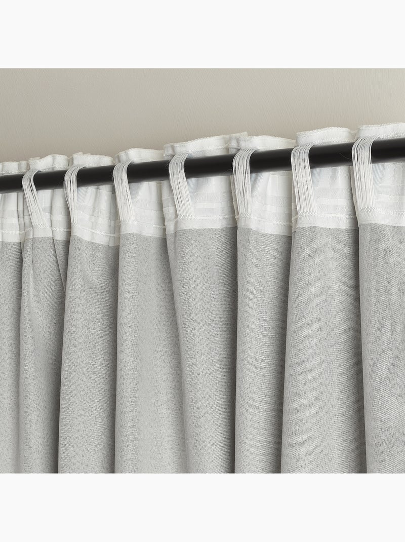 Tenda oscurante termica a 3 strati con triplo sistema di fissaggio Bianco - Kiabi