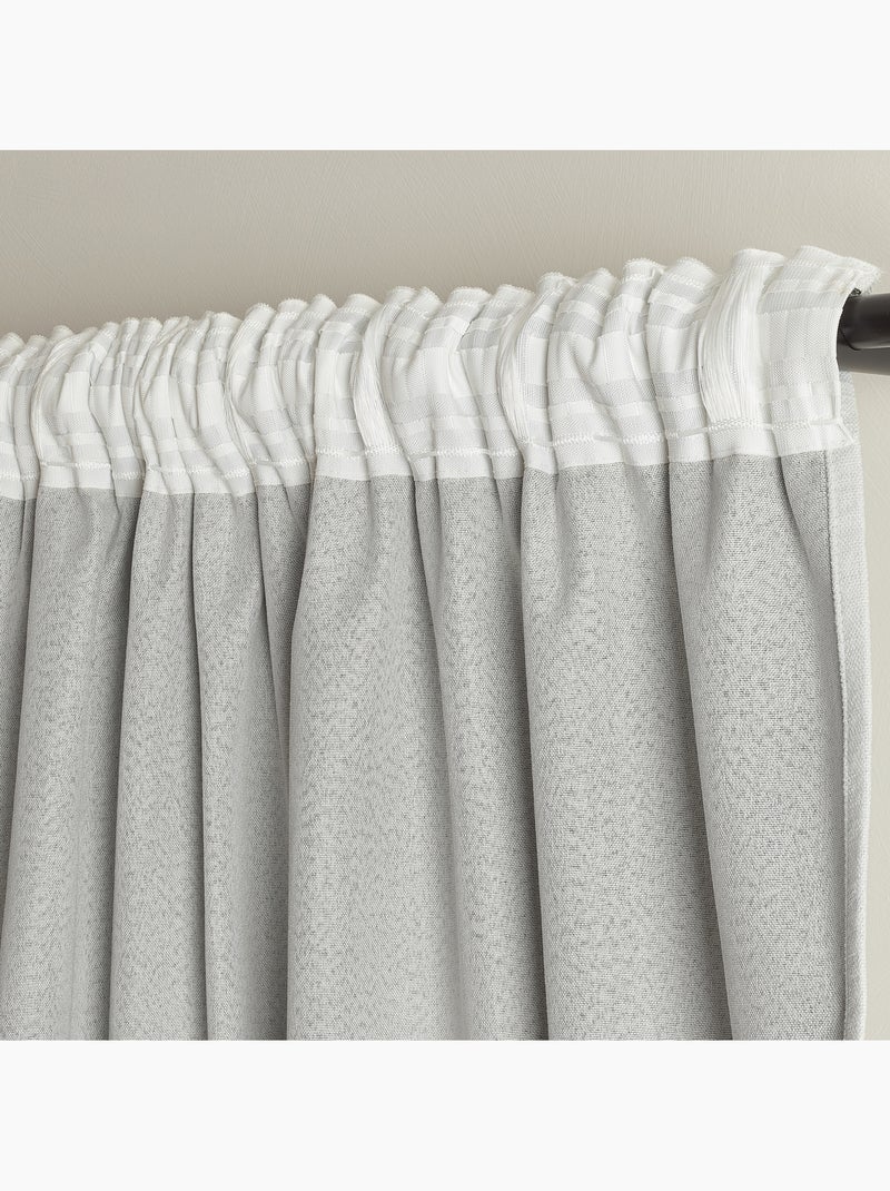 Tenda oscurante termica a 3 strati con triplo sistema di fissaggio Bianco - Kiabi