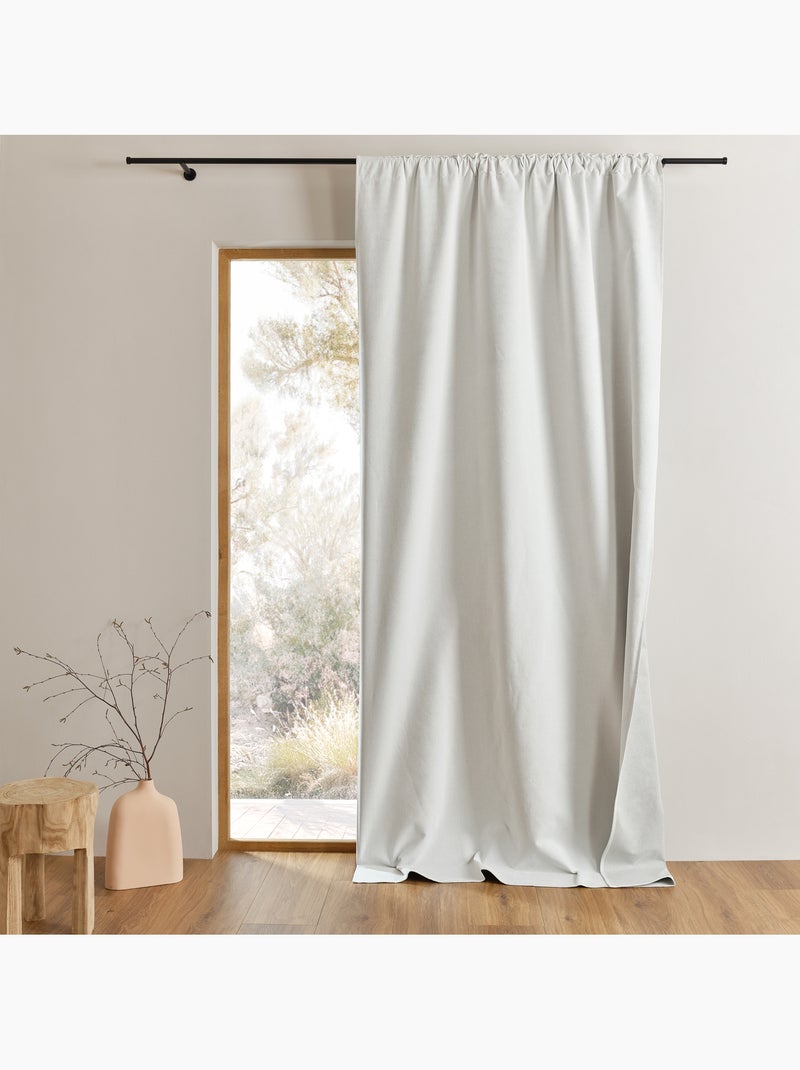 Tenda oscurante termica a 3 strati con triplo sistema di fissaggio Bianco - Kiabi