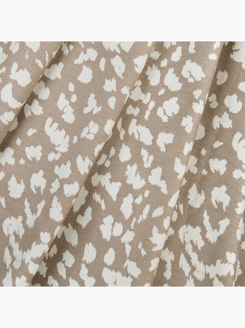Tenda oscurante termica e acustica in pile Jacquard Beige chiaro - Kiabi