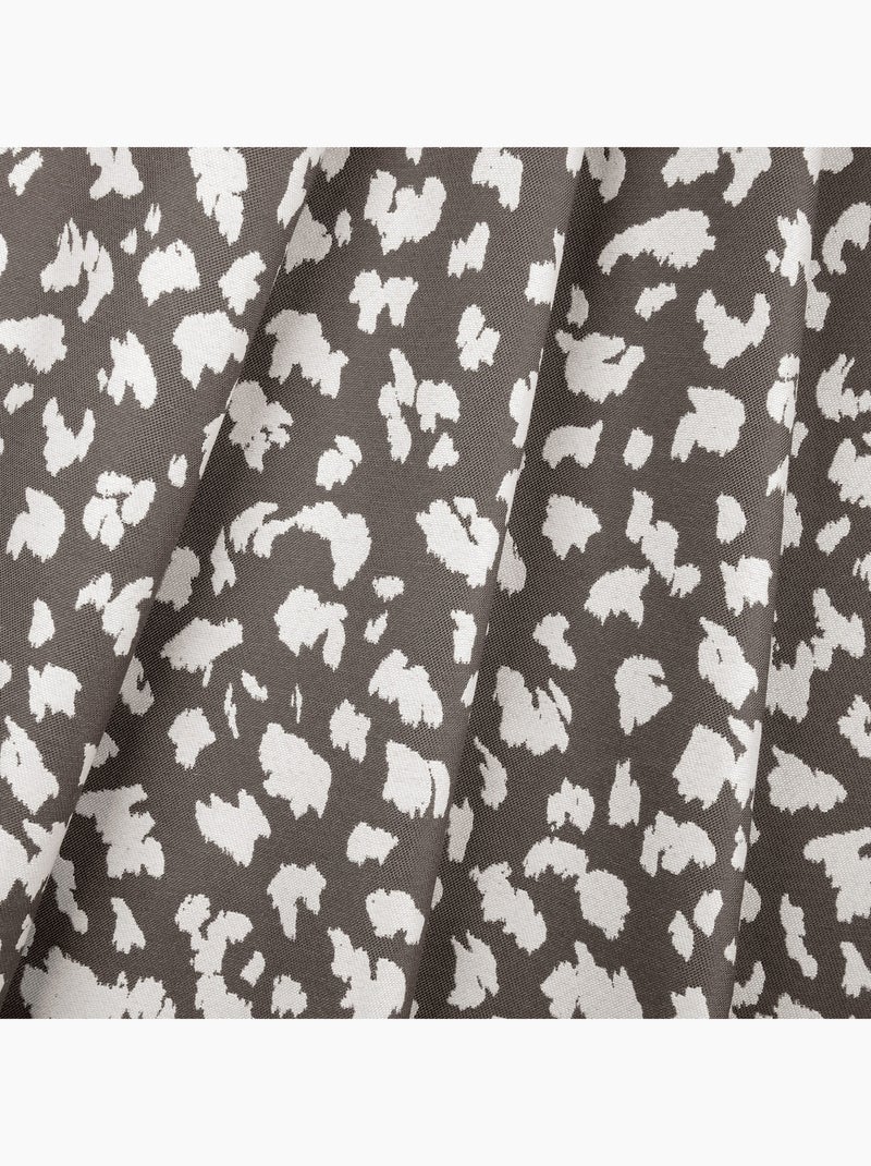 Tenda oscurante termica e acustica in pile Jacquard Grigio scuro - Kiabi