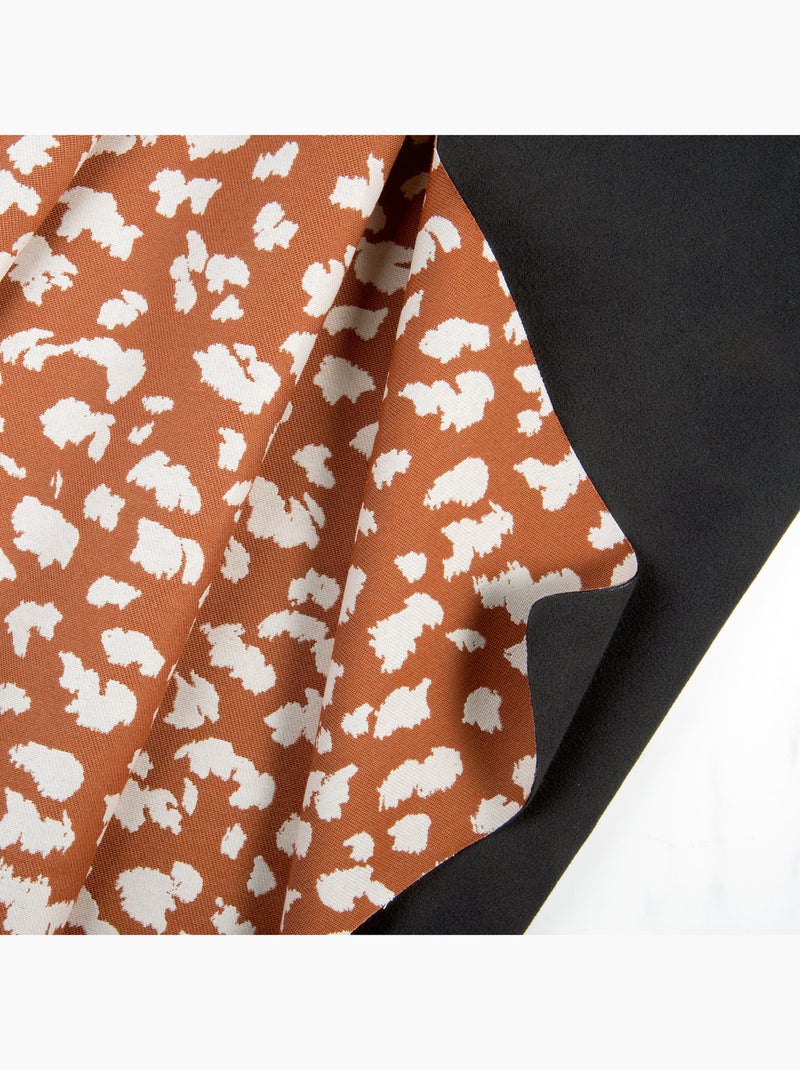 Tenda oscurante termica e acustica in pile Jacquard Terracotta - Kiabi