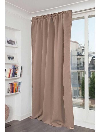 Tenda oscurante termica e acustica "MOONDREAM" con treccia arricciata