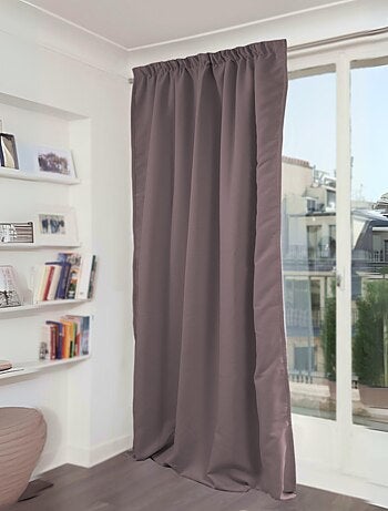 Tenda oscurante termica e acustica "MOONDREAM" con treccia arricciata