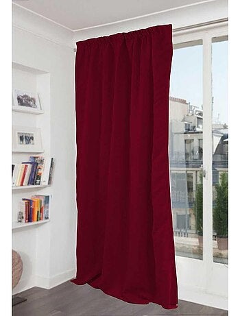 Tenda oscurante termica e acustica "MOONDREAM" con treccia arricciata