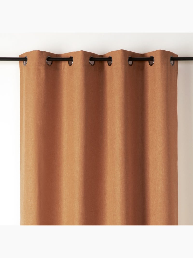 Tenda paravento effetto fiammato Marrone tabacco - Kiabi