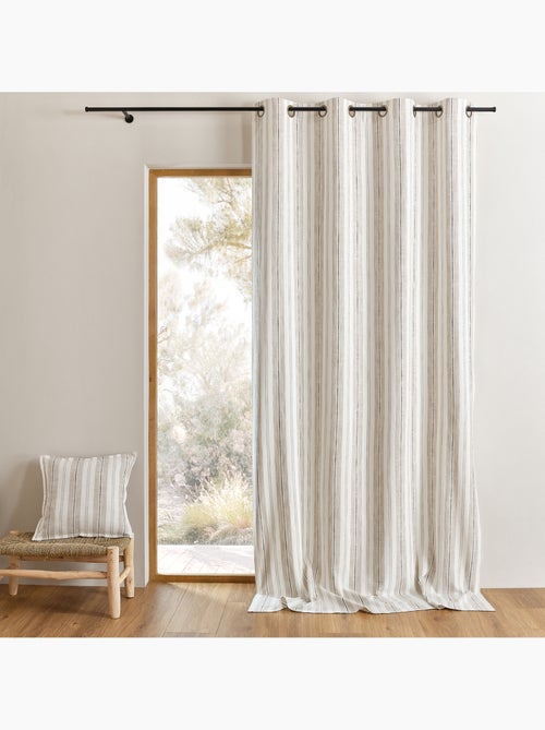 Tenda paravento in cotone fiammato a righe - Kiabi