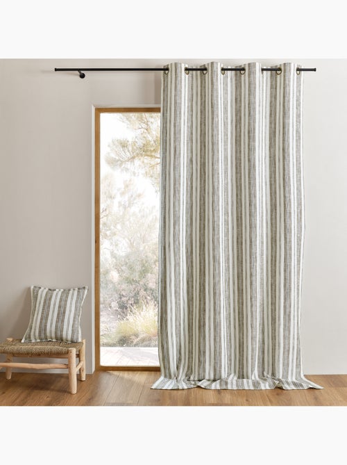 Tenda paravento in cotone fiammato a righe - Kiabi