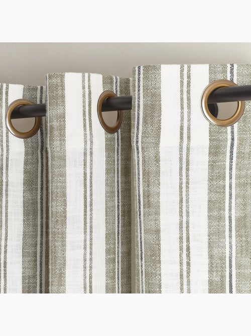 Tenda paravento in cotone fiammato a righe - Kiabi