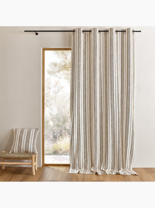 Tenda paravento in cotone fiammato a righe - Kiabi