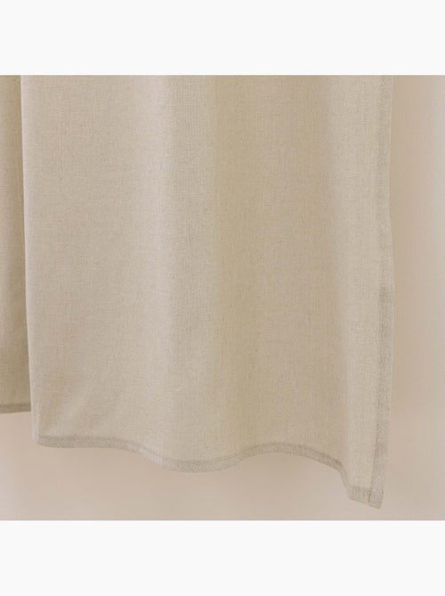 Tenda paravento in policotone con passanti e nappe - Kiabi Tenda paravento in policotone con passanti e nappe - Kiabi