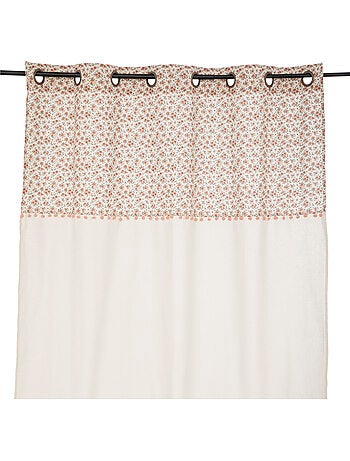 Tenda per bambini bianca con fiori 140x260cm