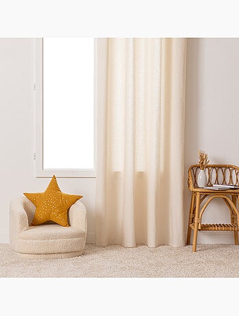 Tenda per bambini bianca con fiori 140x260cm