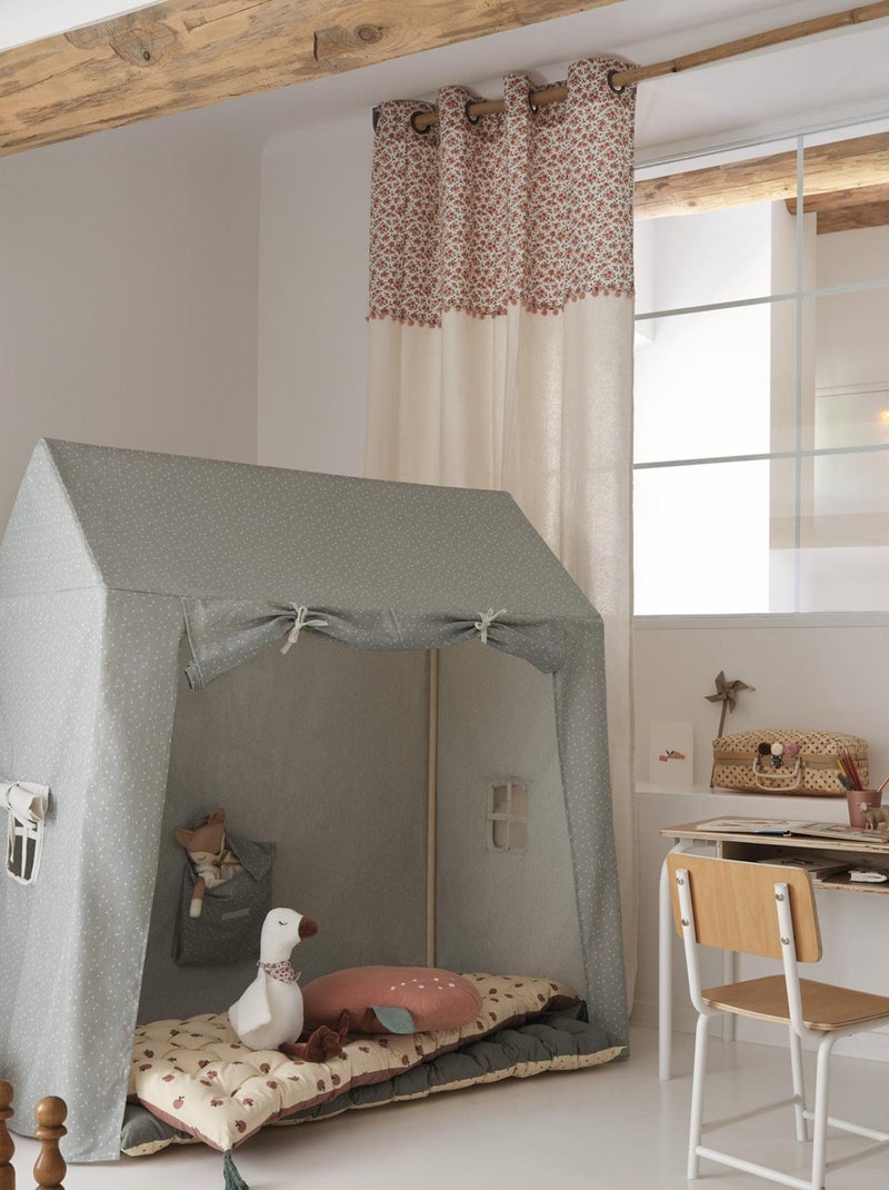 Tenda per bambini con fiori vintage Beige - Kiabi