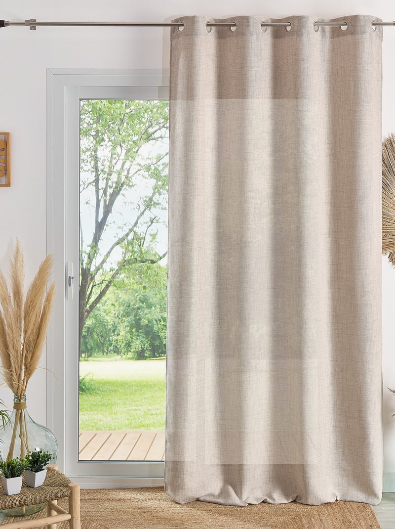 Tenda per paravento, liscia e screziata Beige chiaro - Kiabi