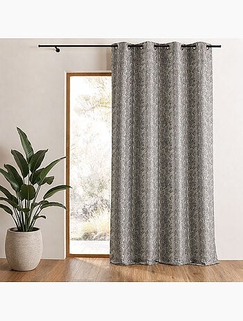 Tenda pesante in jacquard con motivo a serpente