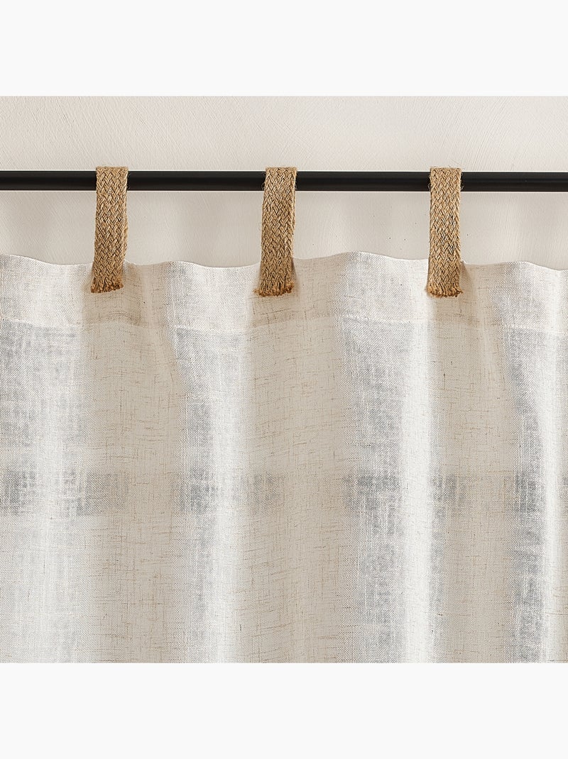 Tenda polilinea con gambe in juta Beige chiaro - Kiabi