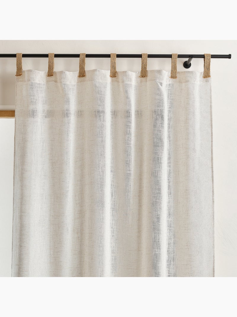 Tenda polilinea con gambe in juta Beige chiaro - Kiabi