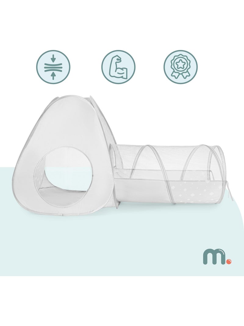 Tenda pop-up 2-in-1 mamabrum per bambini – tipi e tunnel da gioco dai 3 anni Grigio - Kiabi