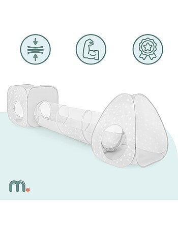 Tenda pop-up 3-in-1 mamabrum per bambini – percorso gioco modulabile con tunnel dai 3 anni