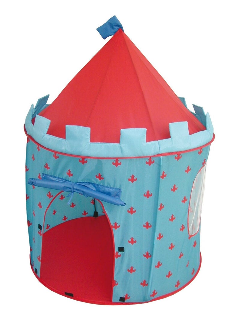 Tenda pop‑up castello + borsa – ROBA Blu Rosso - Kiabi