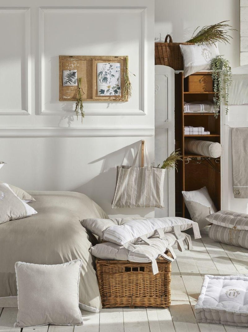 Tenda romantica con pizzo Beige - Kiabi