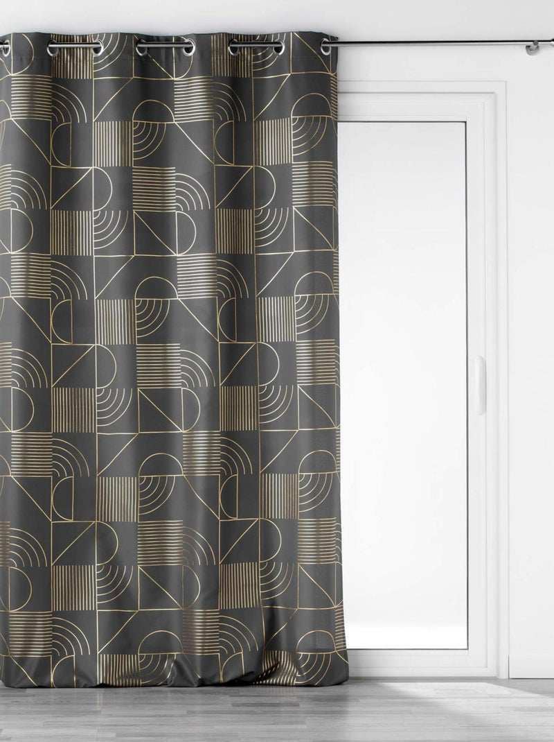 Tenda schermante con motivo metallico Grigio antracite - Kiabi