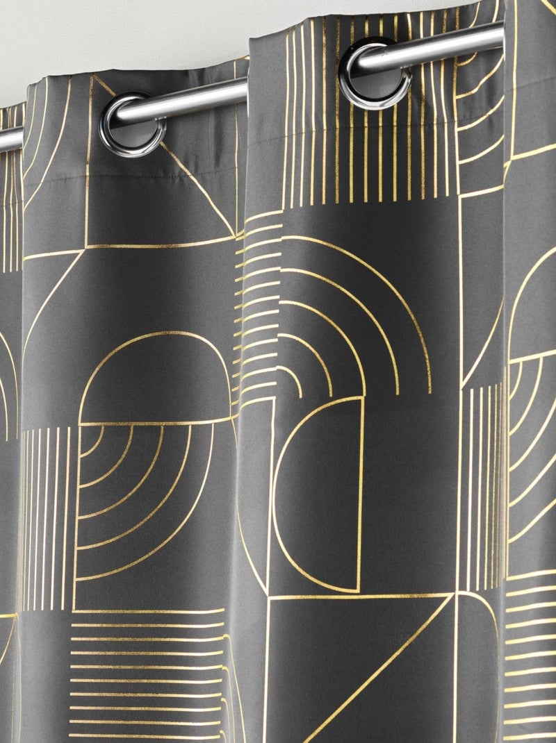 Tenda schermante con motivo metallico Grigio antracite - Kiabi