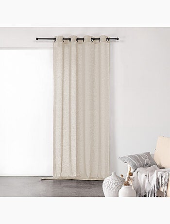 Tenda schermante in garza polilina con occhielli