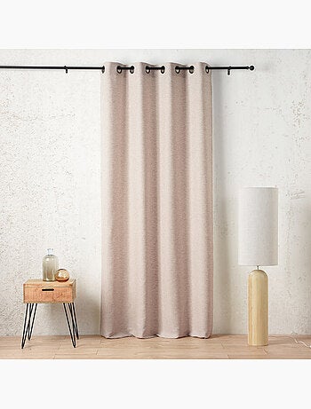 Tenda schermata con occhielli in polilina satinata