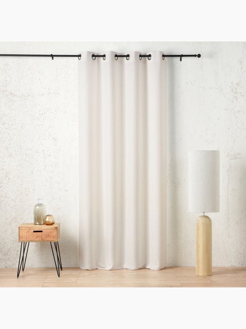 Tenda schermata con occhielli in polilina satinata - Kiabi