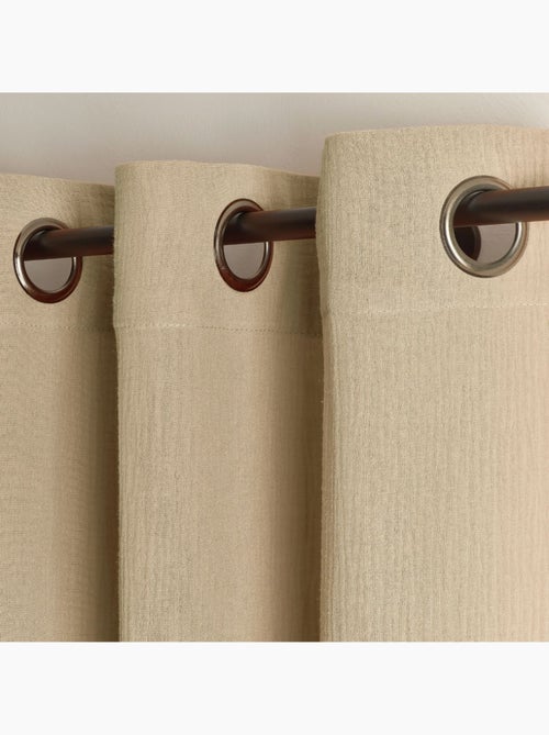 Tenda schermata in garza di cotone con occhielli - Kiabi