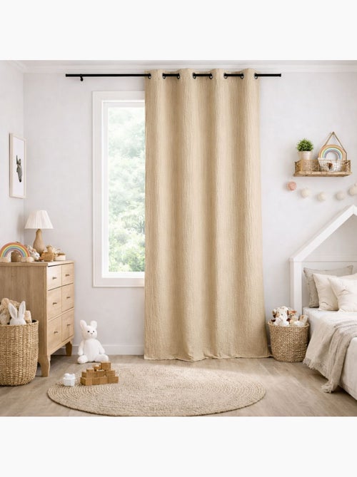 Tenda schermata in garza di cotone con occhielli - Kiabi