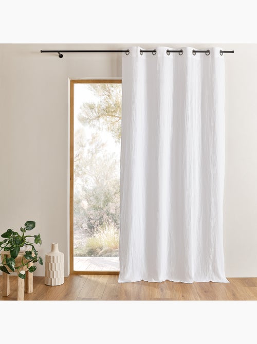 Tenda schermata in garza di cotone con occhielli - Kiabi