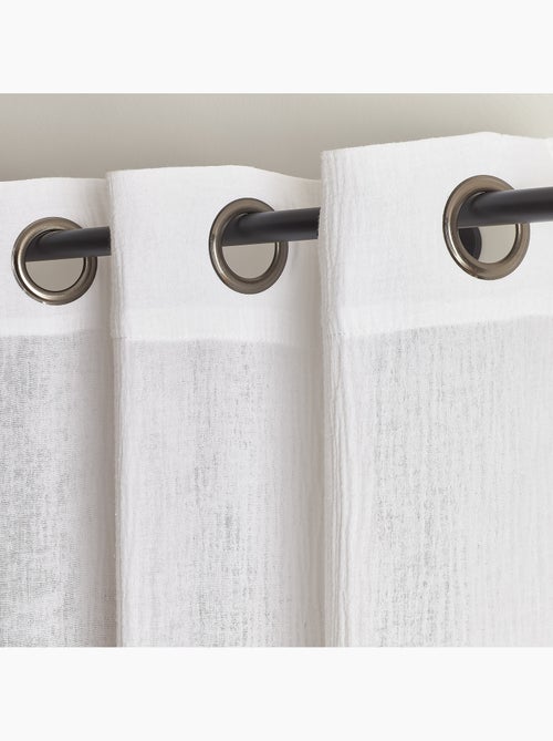 Tenda schermata in garza di cotone con occhielli - Kiabi