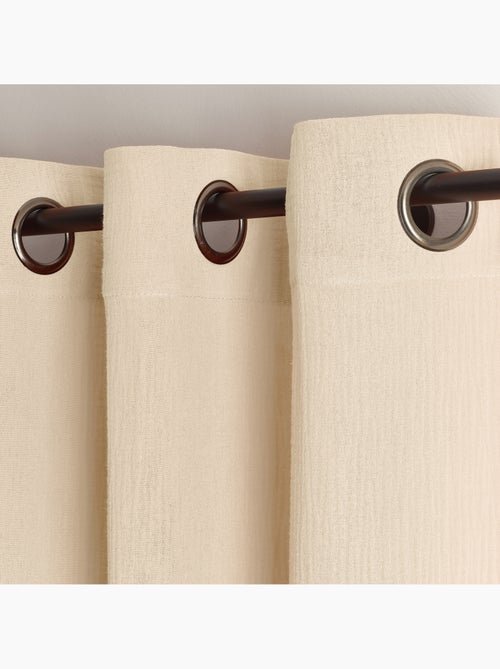 Tenda schermata in garza di cotone con occhielli - Kiabi