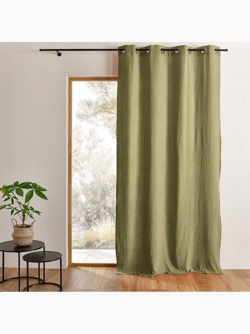 Tenda schermata in garza di cotone con occhielli - Kiabi