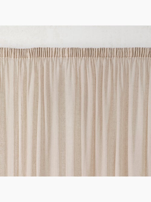 Tenda schermata in garza di polilina con treccia arricciata - Kiabi