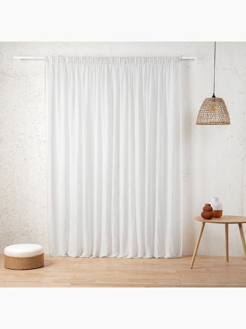 Tenda schermata in garza di polilina con treccia arricciata - Kiabi