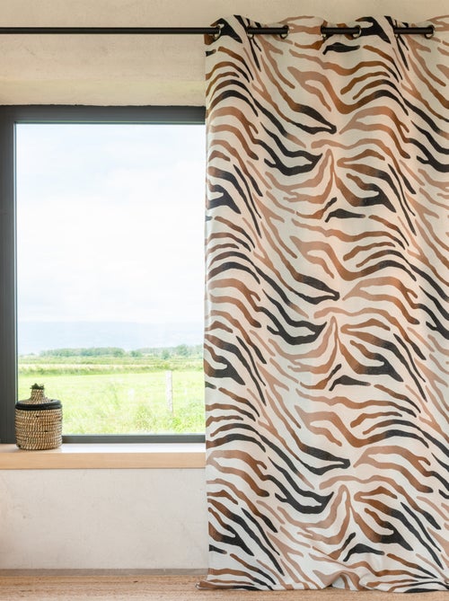 Tenda sfumata con motivo zebrato - Kiabi