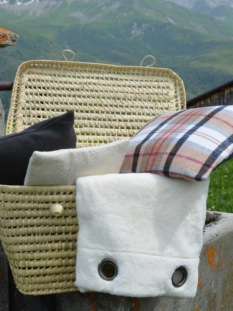 Tenda spessa in finta pelliccia polare Bianco - Kiabi