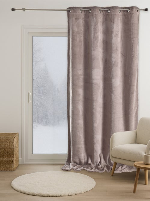 Tenda spessa in finta pelliccia polare - Kiabi