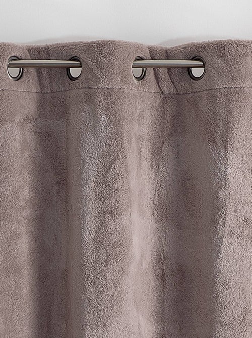 Tenda spessa in finta pelliccia polare - Kiabi