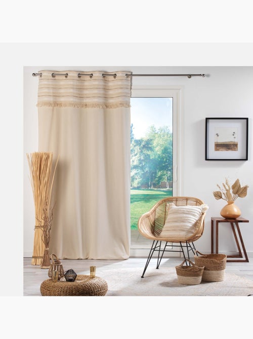 Tenda superiore con tessuto e frange - Kiabi